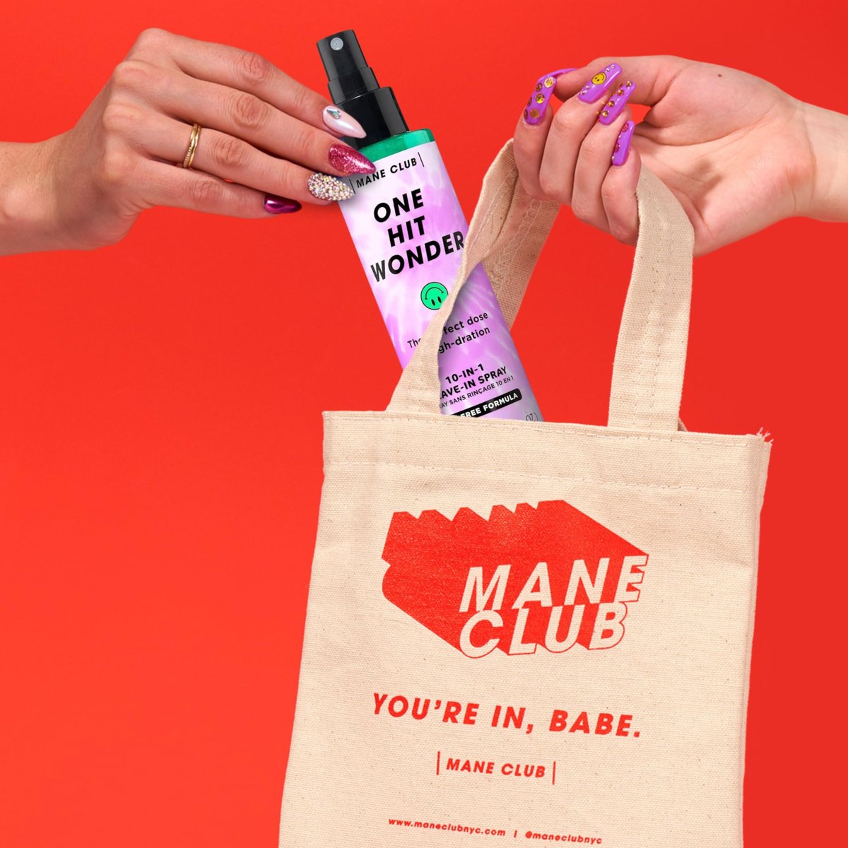 MANE CLUB One Hit Wonder 10-in-1 Leave-In Spray – Cruelty-Free & Vegan Hair Detangler & Styler, 5.3 oz - görsel 9