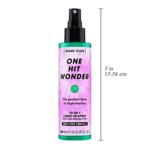 MANE CLUB One Hit Wonder 10-in-1 Leave-In Spray – Cruelty-Free & Vegan Hair Detangler & Styler, 5.3 oz - görsel 8