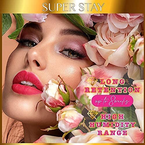 Lyon Lash Super Stay Eyelash Extension Performance Glue - 0.5 Sec Dry Time, Up to 8 Weeks Retention, Black Adhesive for Professionals (5ml) Avelisse