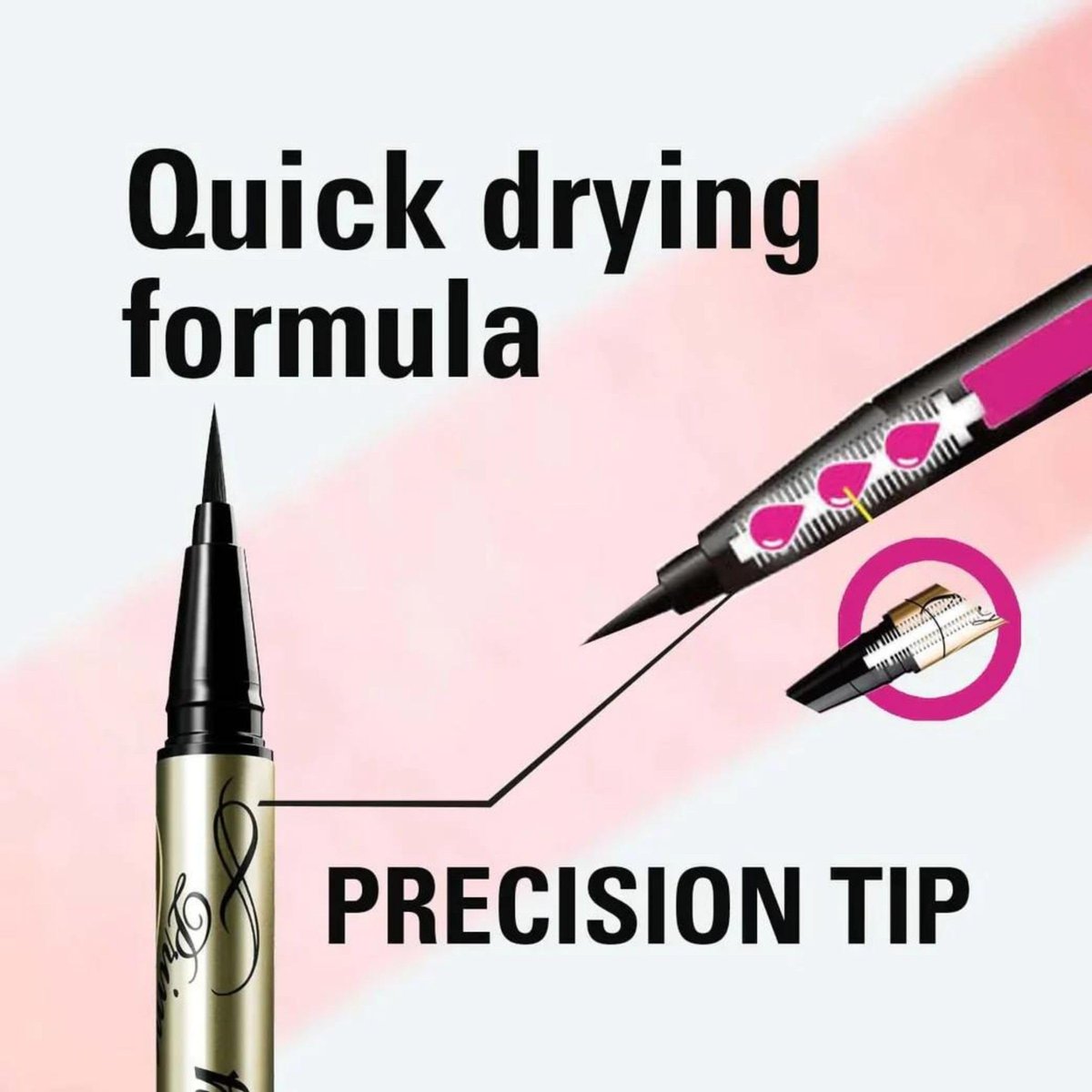 Heroine Make by KISSME Waterproof Eyeliner - Ultra-Fine 0.1mm Tip, Intense Natural Brown, Long-Lasting Liquid Eyeliner Pen with Organic Beauty Serum - görsel 11