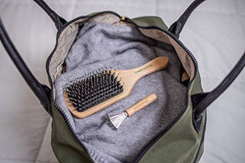 GranNaturals Hair Brush Cleaner - Durable Metal Wires, Ergonomic Wooden Handle - Quick Hair, Dust & Lint Remover for Brushes - görsel 16