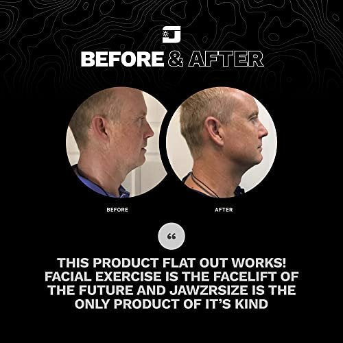 Jawzrsize Pop 'N Go Jaw, Face, and Neck Exerciser – Advanced Green – Define Your Jawline, Slim and Tone Your Face, Look Younger and Healthier Avelisse