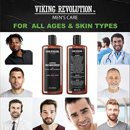 Viking Revolution Natural Moisturizer Cream for Men - Anti Wrinkle & Anti Aging Face Lotion, 6 Fl Oz - görsel 12