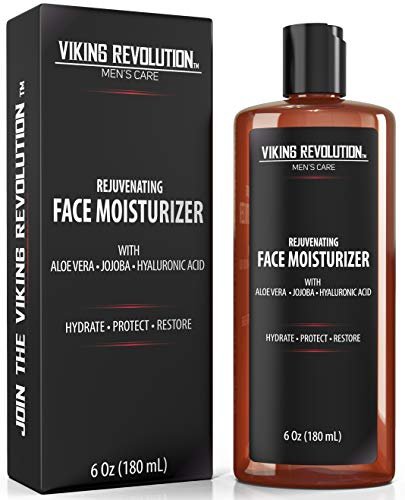 Viking Revolution Natural Moisturizer Cream for Men - Anti Wrinkle & Anti Aging Face Lotion, 6 Fl Oz - görsel 2
