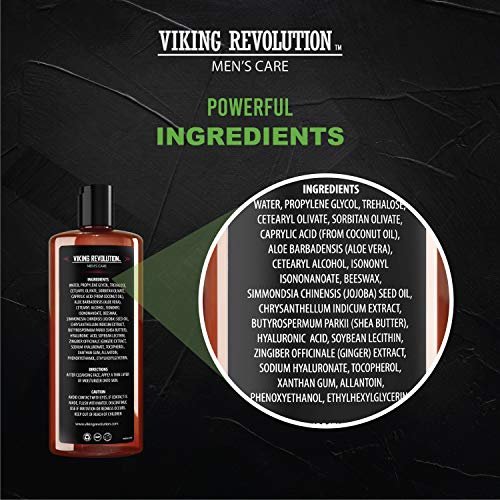 Viking Revolution Natural Moisturizer Cream for Men - Anti Wrinkle & Anti Aging Face Lotion, 6 Fl Oz - görsel 8
