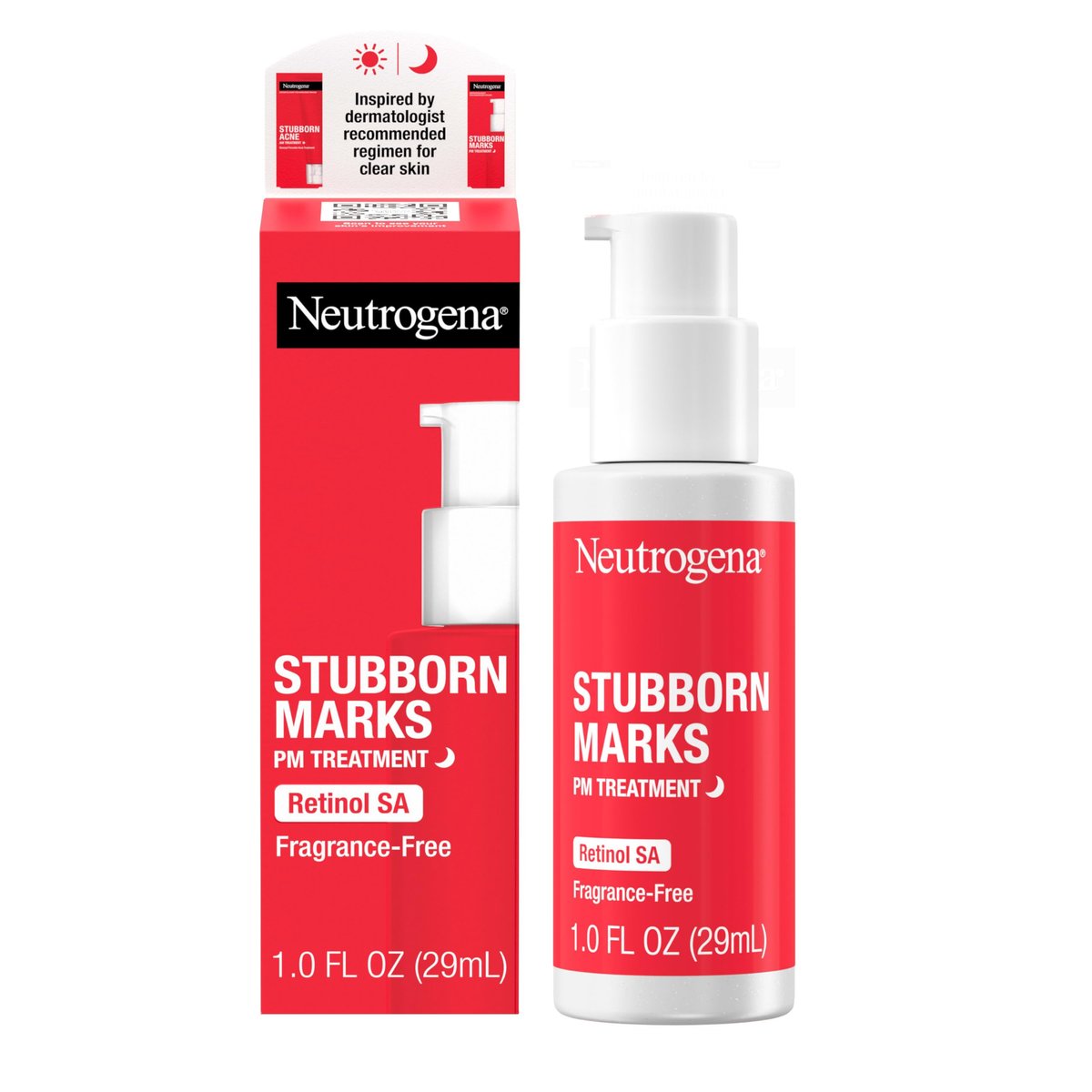 Neutrogena Retinol SA Stubborn Marks PM Treatment – Face Exfoliating Treatment for Post-Acne Marks & Uneven Skin Tone, Non-Comedogenic, 1.0 Fl Oz - görsel 2