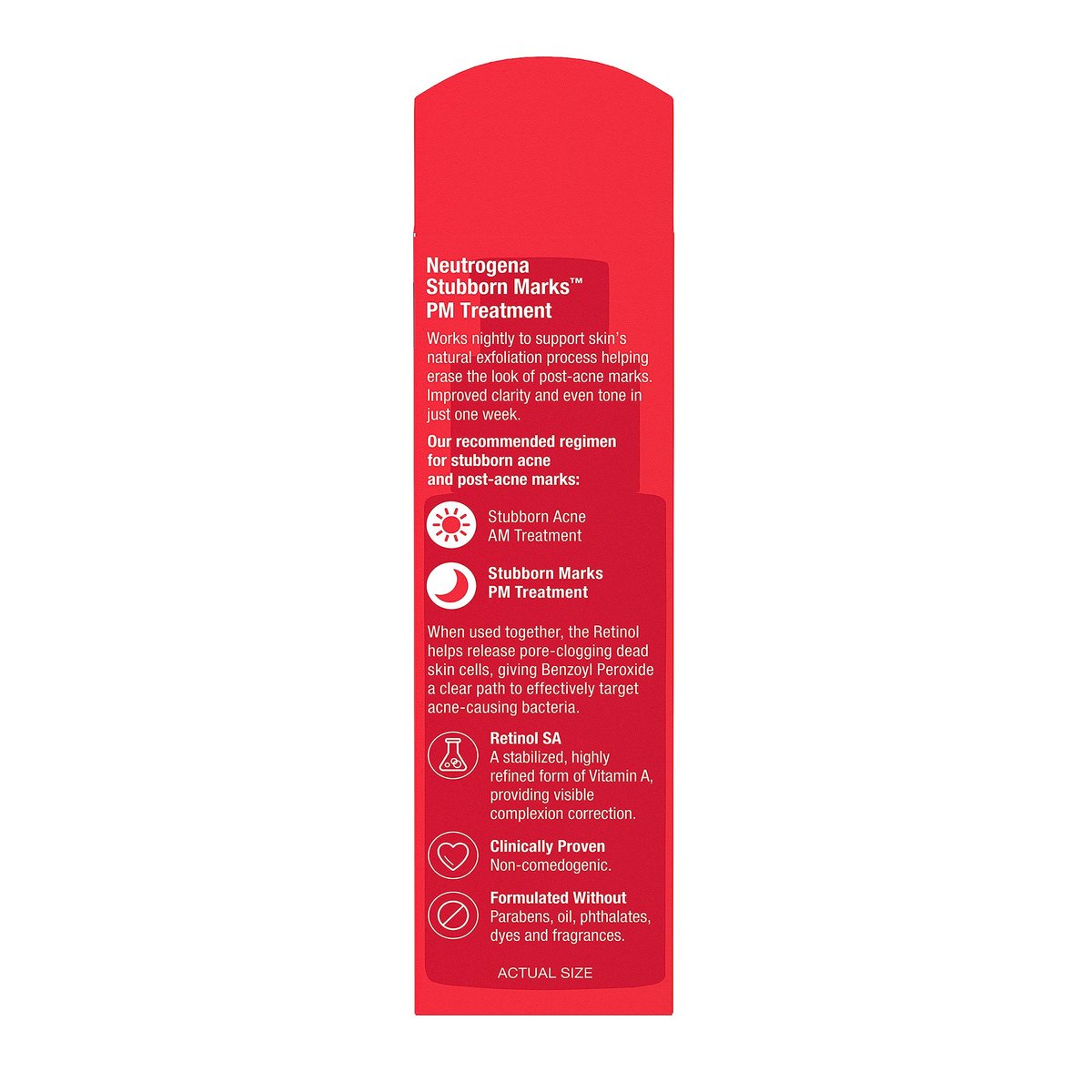 Neutrogena Retinol SA Stubborn Marks PM Treatment – Face Exfoliating Treatment for Post-Acne Marks & Uneven Skin Tone, Non-Comedogenic, 1.0 Fl Oz - görsel 16