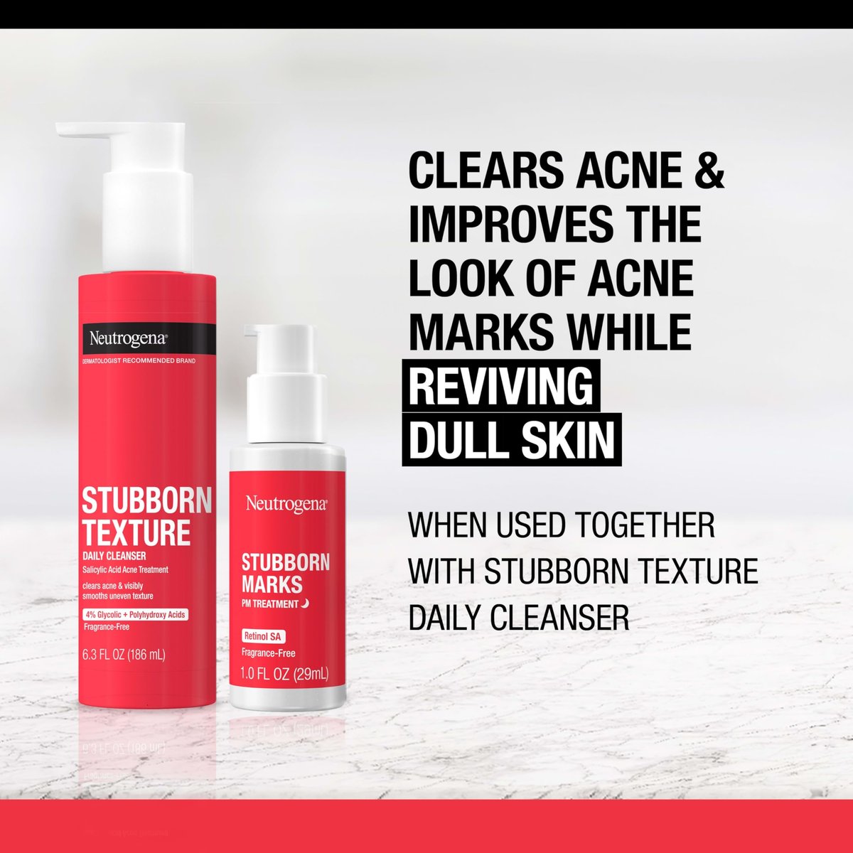 Neutrogena Retinol SA Stubborn Marks PM Treatment – Face Exfoliating Treatment for Post-Acne Marks & Uneven Skin Tone, Non-Comedogenic, 1.0 Fl Oz - görsel 10