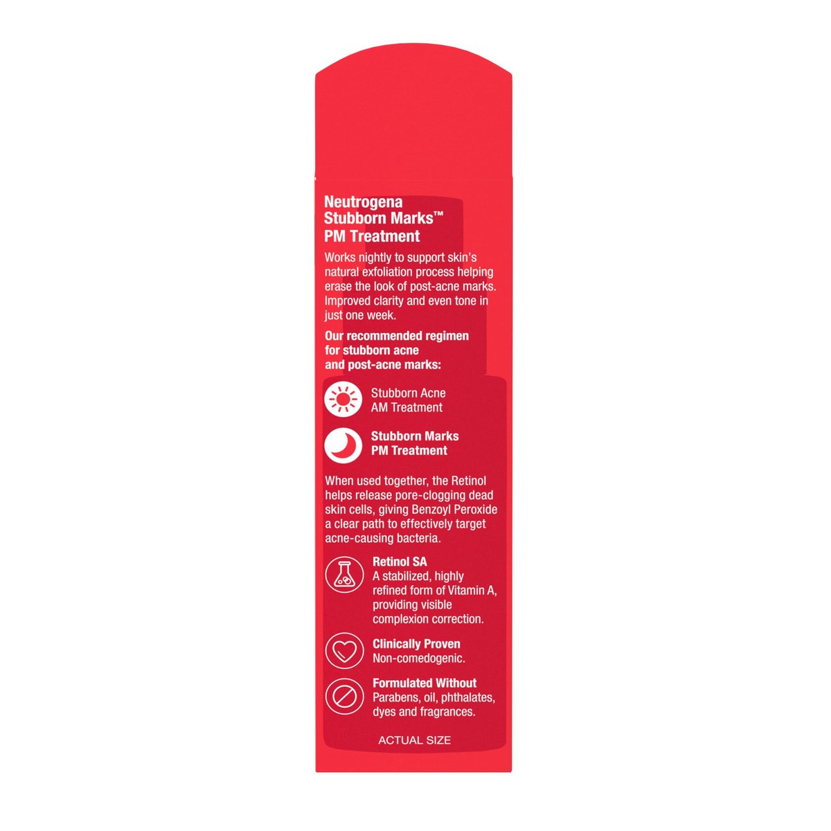 Neutrogena Retinol SA Stubborn Marks PM Treatment – Face Exfoliating Treatment for Post-Acne Marks & Uneven Skin Tone, Non-Comedogenic, 1.0 Fl Oz - görsel 12