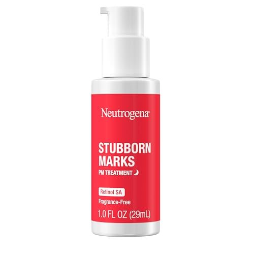 Neutrogena Retinol SA Stubborn Marks PM Treatment – Face Exfoliating Treatment for Post-Acne Marks & Uneven Skin Tone, Non-Comedogenic, 1.0 Fl Oz - görsel 13