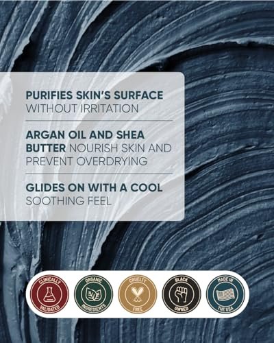 Buttah Skin Charcoal Detox Mask - Deep Cleansing Mask for Melanin Rich Skin - 1 fl oz Avelisse