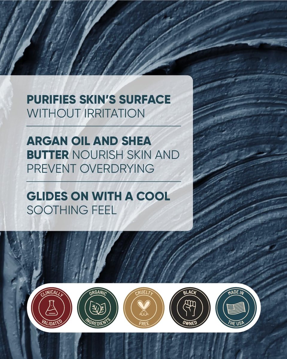 Buttah Skin Charcoal Detox Mask - Deep Cleansing Mask for Melanin Rich Skin - 1 fl oz Avelisse