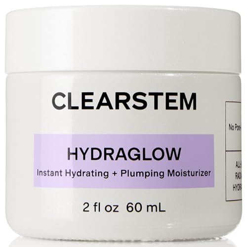 CLEARSTEM HYDRAGLOW Stem Cell Moisturizer with Bakuchiol & Squalene - Youthful Skin Face Moisturizer for All Skin Types - Gluten Free & Cruelty Free - 2 fl oz / 60ml Avelisse