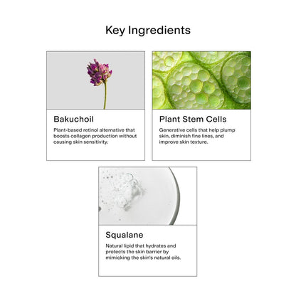 CLEARSTEM HYDRAGLOW Stem Cell Moisturizer with Bakuchiol & Squalene - Youthful Skin Face Moisturizer for All Skin Types - Gluten Free & Cruelty Free - 2 fl oz / 60ml Avelisse
