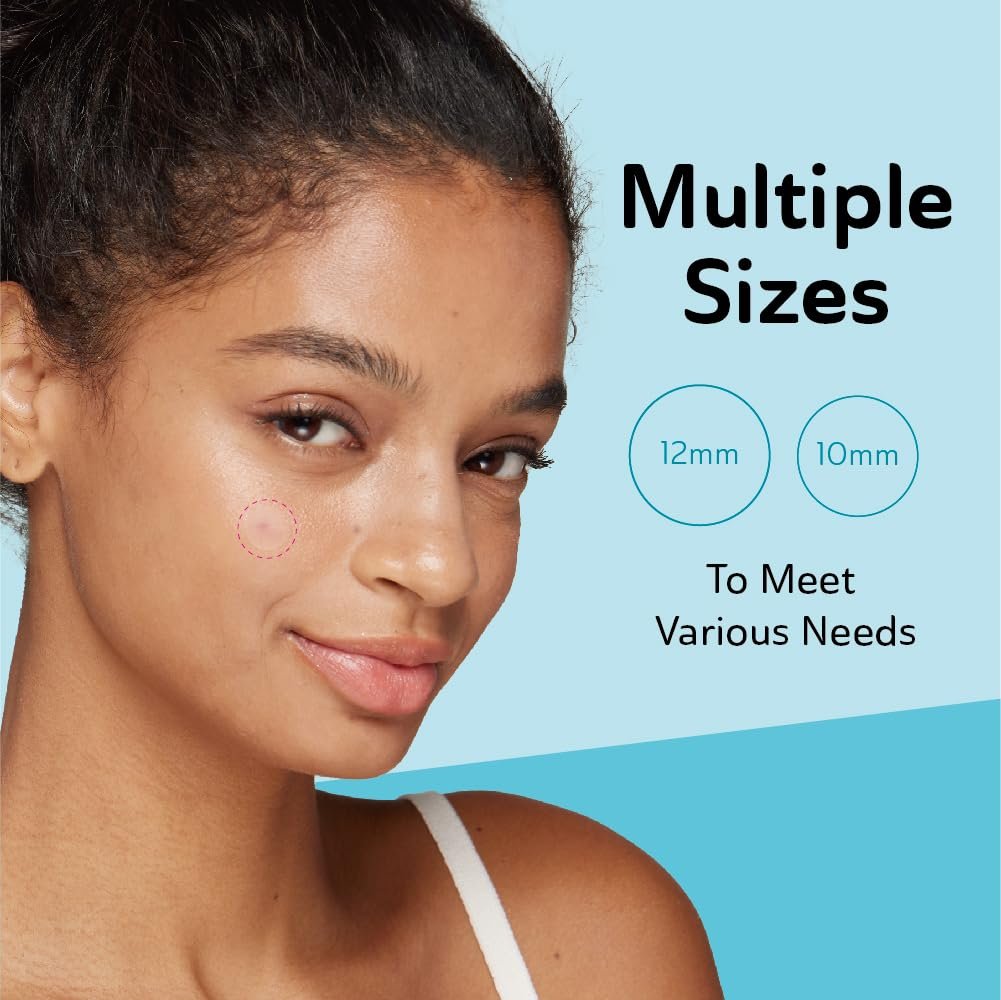 DERMA ANGEL Ultra Invisible Acne Patches for Cystic Acne - 48 Count, 3 Sizes, Day & Night Use Avelisse