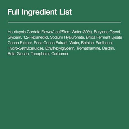 Anua Heartleaf 80 Soothing Ampoule - Hydrating Facial Serum for Glass Skin with Hyaluronic Acid & Panthenol, Lightweight Non-Greasy Korean Skincare, 1.01 fl.oz