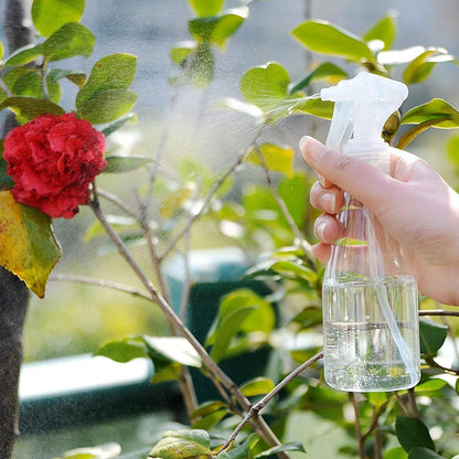 Suwimut 9-Pack Clear Plastic Spray Bottles 200ml - Empty Refillable Fine Mist Trigger Sprayers for Cleaning, Hair Care, Essential Oils & Plants Avelisse