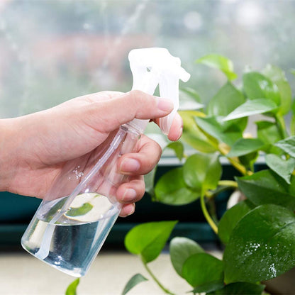 Suwimut 9-Pack Clear Plastic Spray Bottles 200ml - Empty Refillable Fine Mist Trigger Sprayers for Cleaning, Hair Care, Essential Oils & Plants Avelisse