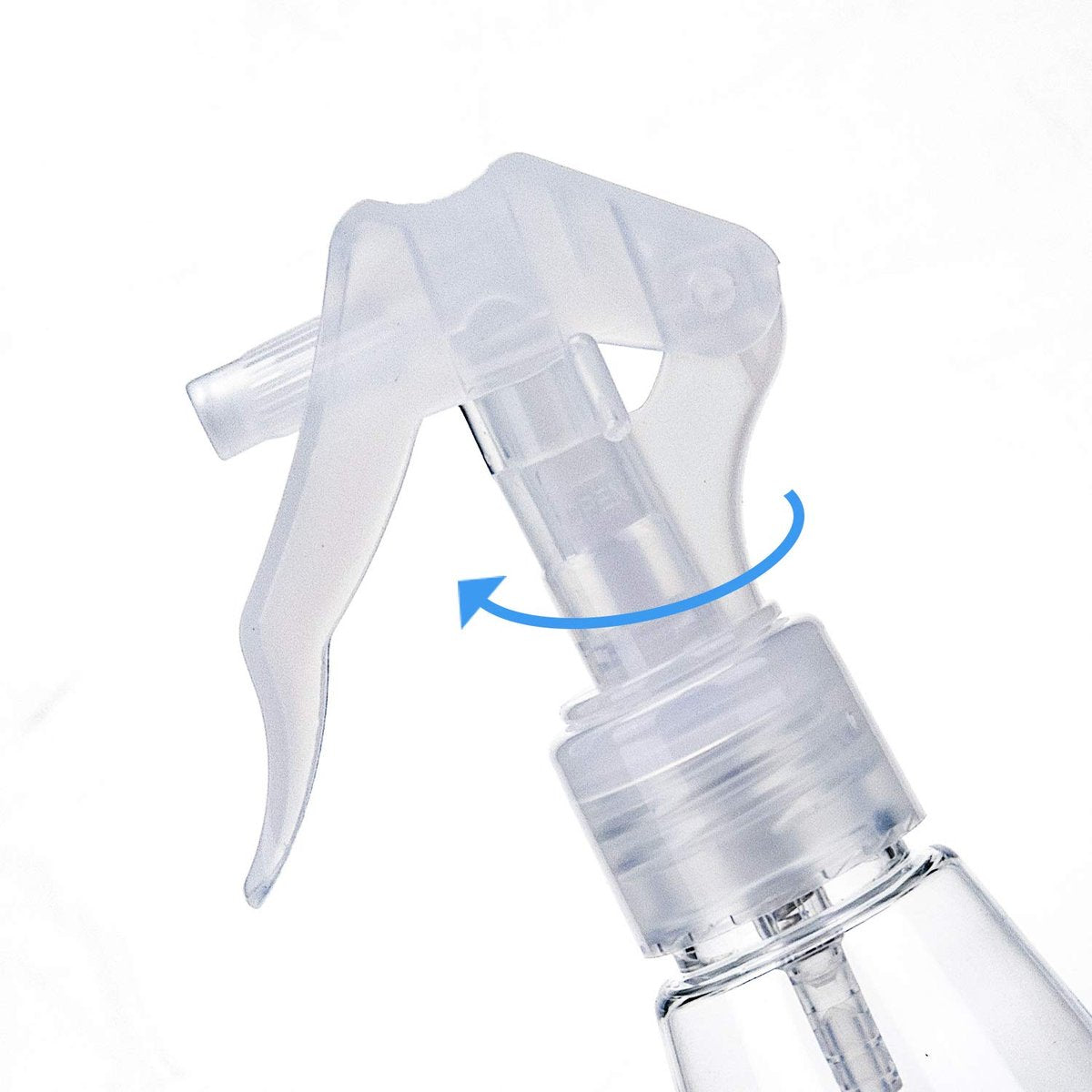Suwimut 9-Pack Clear Plastic Spray Bottles 200ml - Empty Refillable Fine Mist Trigger Sprayers for Cleaning, Hair Care, Essential Oils & Plants Avelisse
