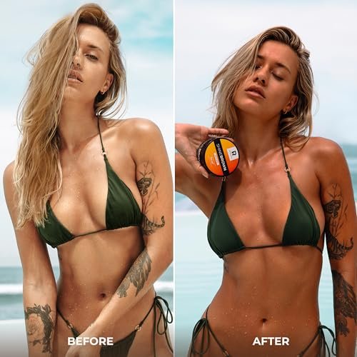 BYROKKO Shine Brown Tanning Accelerator Lotion - Indoor & Outdoor Fast Dark Tan Cream with Bronzer - Natural Botanical Oils for Face & Body - Water Resistant Formula - 7.1 Fl Oz Avelisse