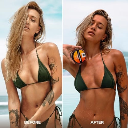 BYROKKO Shine Brown Tanning Accelerator Lotion - Indoor & Outdoor Fast Dark Tan Cream with Bronzer - Natural Botanical Oils for Face & Body - Water Resistant Formula - 7.1 Fl Oz Avelisse