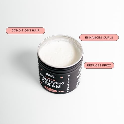 O'Douds Conditioning Cream - Natural Hair Styling Cream & Leave-In Conditioner with Light Hold & Medium Shine - Shea Butter, Aloe Vera & Castor Oil - Mandarin & Vanilla Scent, 3.4 oz. Avelisse