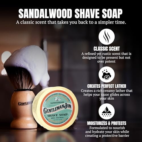 Gentleman Jon Straight Razor Shaving Kit – Vintage Wet Shave Grooming Set with Straight Edge Razor, Badger Hair Brush, Alum Block, Shave Soap, Bowl & Double Edge Safety Blades Avelisse