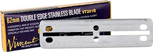 Vincent 62mm Double Edge Razor Blades - Premium Stainless Steel, 10 Count (Pack of 10) - görsel 3