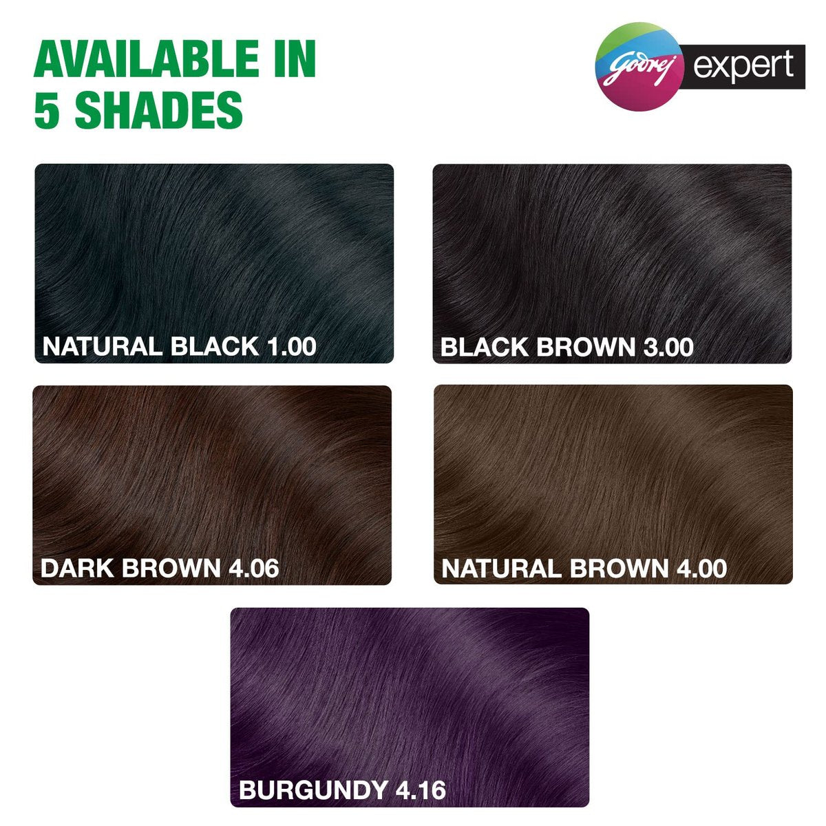 Godrej Expert Rich Crème Hair Colour - Natural Black (Pack of 4) | Long-Lasting, Ammonia-Free - görsel 11