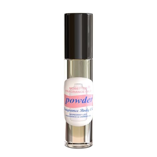 MOBETTER FRAGRANCE OILS Powder Fresh Scent Perfume Fragrance Body Oil Unisex - 0.33 Fl Oz - görsel 4