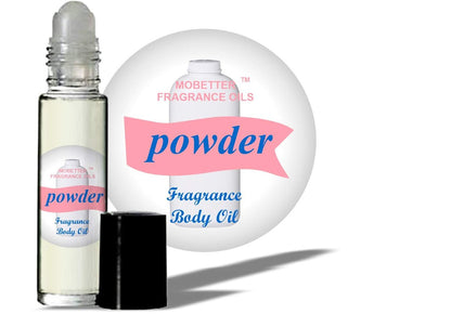 MOBETTER FRAGRANCE OILS Powder Fresh Scent Perfume Fragrance Body Oil Unisex - 0.33 Fl Oz