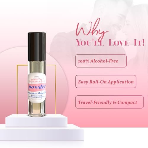 MOBETTER FRAGRANCE OILS Powder Fresh Scent Perfume Fragrance Body Oil Unisex - 0.33 Fl Oz - görsel 8