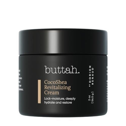 Buttah Skin CocoShea Revitalizing Cream 2oz – Natural African & Cocoa Butter Face Moisturizer for Dry, Melanin-Rich Skin