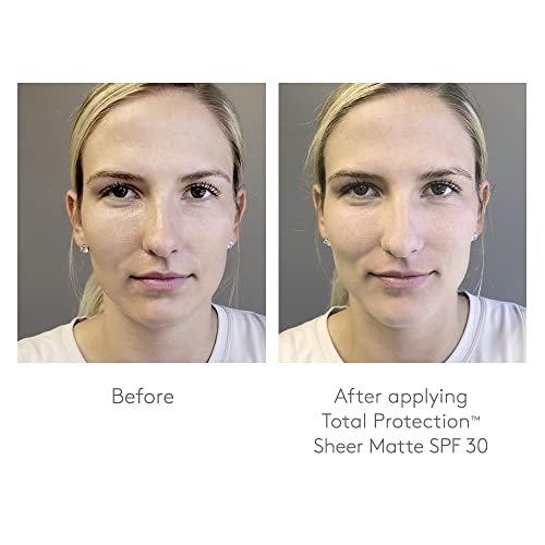 Colorescience Total Protection Sheer Matte SPF 30 Sunscreen Brush – Oil-Absorbing Mineral Powder for Oily & Acne-Prone Skin, Unscented, 0.15 oz Avelisse