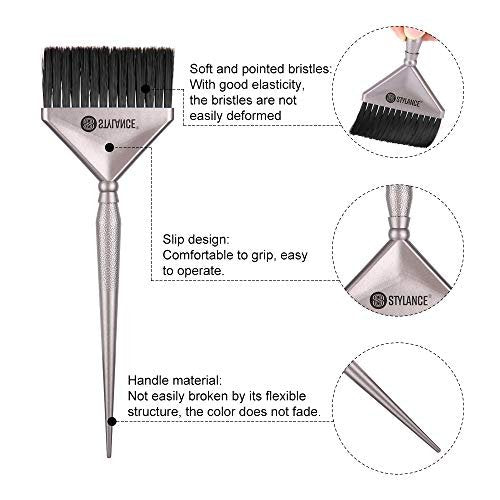 3-Piece Hair Color Tool Set - Professional Salon & DIY Hair Coloring Kit (Silver, Rose Gold, Gold) Avelisse