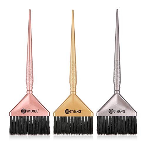 3-Piece Hair Color Tool Set - Professional Salon & DIY Hair Coloring Kit (Silver, Rose Gold, Gold) Avelisse