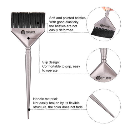 3-Piece Hair Color Tool Set - Professional Salon & DIY Hair Coloring Kit (Silver, Rose Gold, Gold) Avelisse