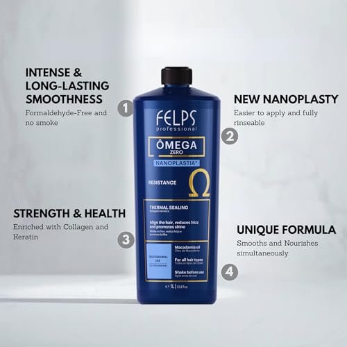 Felps Professional Thermal Sealing Omega Zero Unique Nanoplastia Hair Treatment 500ml Avelisse