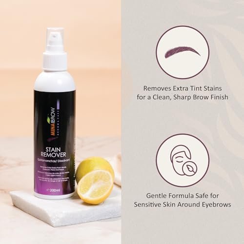 Mina Henna Tint Stain Remover – Gently Remove Hair Color from Scalp, Skin, Eyebrows, Beard & Mustache (200ml) - görsel 4