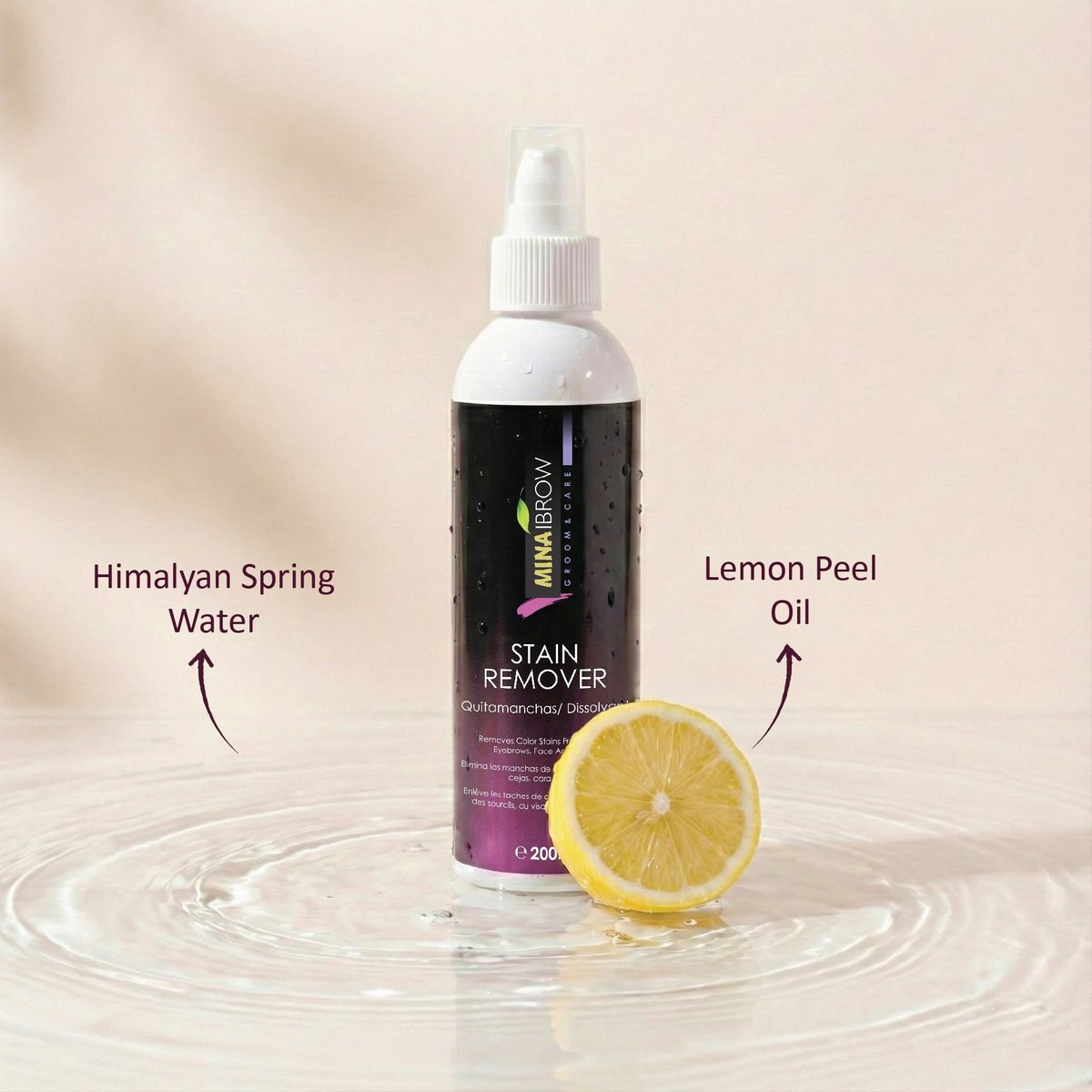 Mina Henna Tint Stain Remover – Gently Remove Hair Color from Scalp, Skin, Eyebrows, Beard & Mustache (200ml) - görsel 5