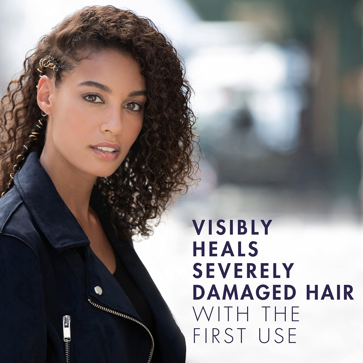 Nexxus Keraphix Shampoo and Conditioner Set with 3 Repair Masks - Damaged Hair Treatment with Keratin Protein and Black Rice, 33.8 oz + 1.5 oz Masks (5 Count) Avelisse