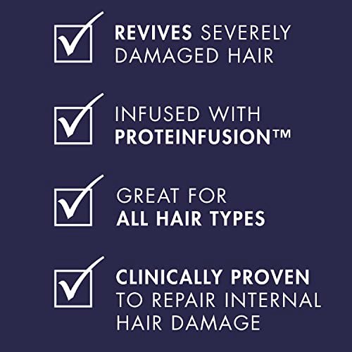 Nexxus Keraphix Shampoo and Conditioner Set with 3 Repair Masks - Damaged Hair Treatment with Keratin Protein and Black Rice, 33.8 oz + 1.5 oz Masks (5 Count) Avelisse