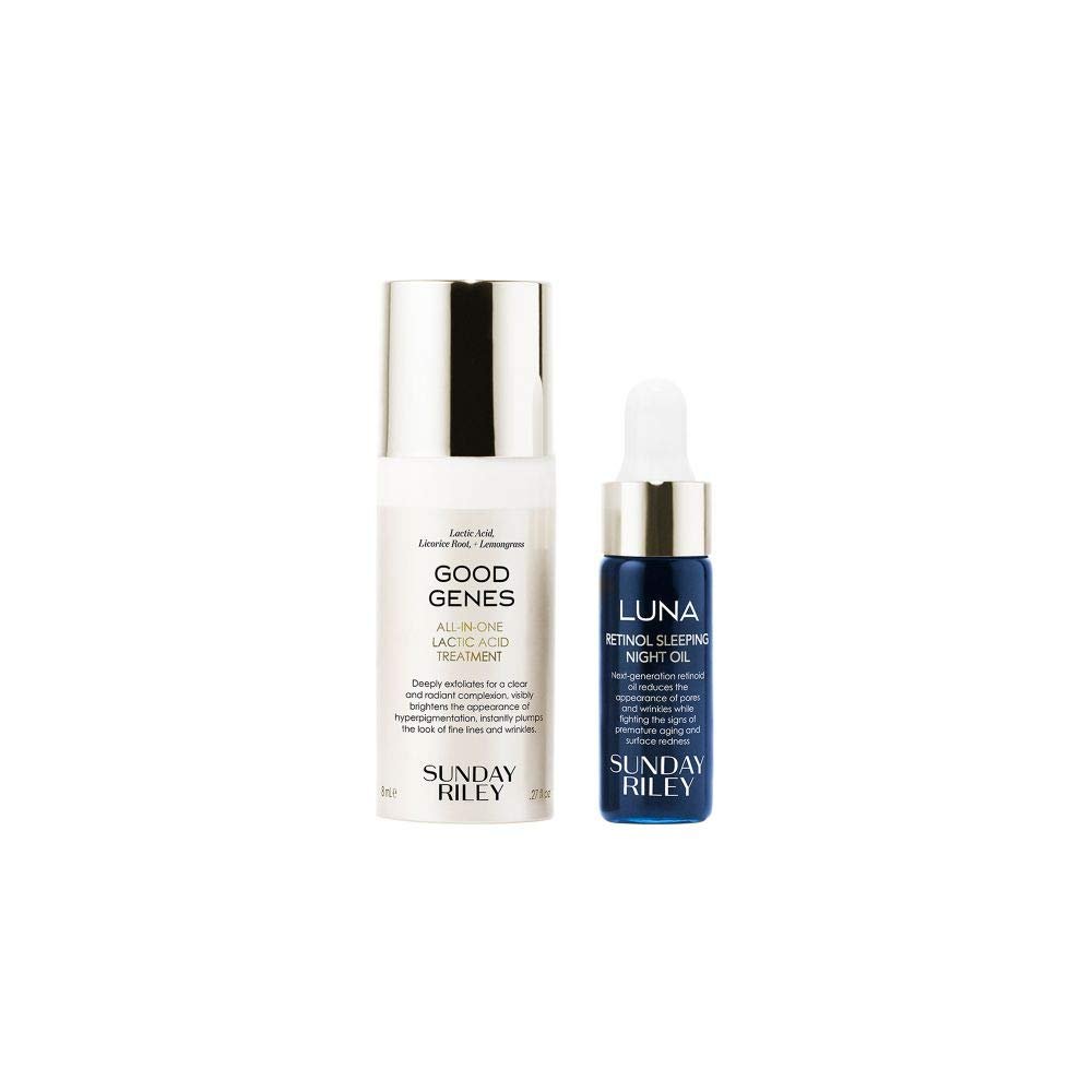 Sunday Riley Mini Power Couple Travel Kit – 2-Piece Set, 0.4 fl oz Each Avelisse