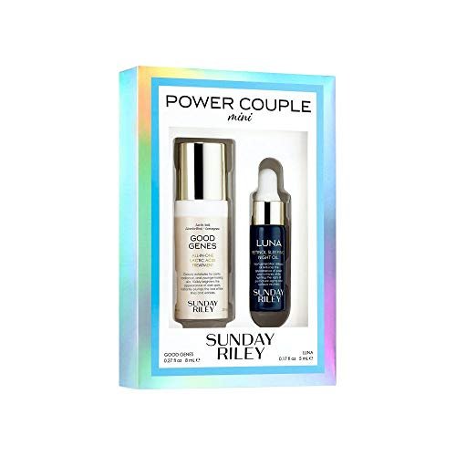 Sunday Riley Mini Power Couple Travel Kit – 2-Piece Set, 0.4 fl oz Each Avelisse