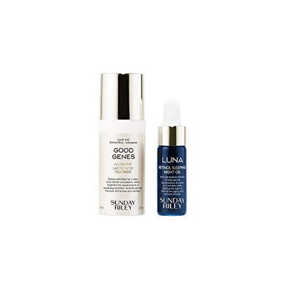 Sunday Riley Mini Power Couple Travel Kit – 2-Piece Set, 0.4 fl oz Each Avelisse