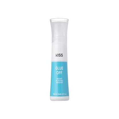 KISS Glue OFF Instant Press On Nails & Nail Glue Remover - Safe, Gentle Formula with Castor Oil & Pro Vitamin B, 0.45 fl. oz.