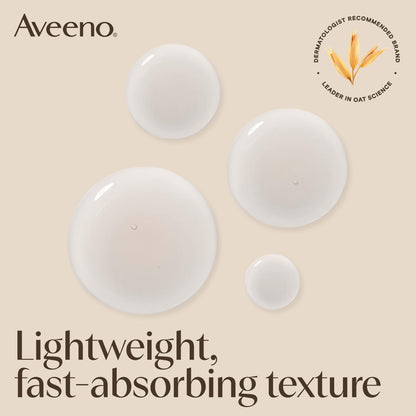 Aveeno Calm + Restore Triple Oat Hydrating Face Serum for Sensitive Skin, Gentle Lightweight Facial Serum, Fragrance-Free & Hypoallergenic, 1 fl. oz