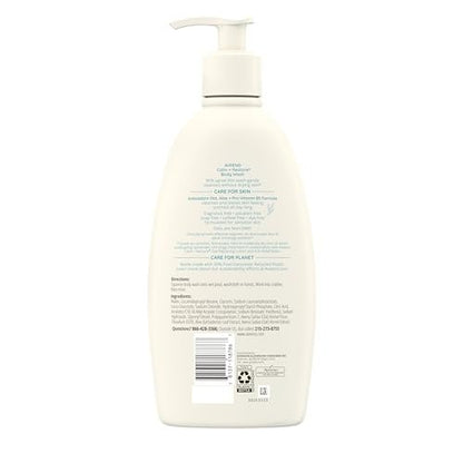 Aveeno Calm + Restore Daily Body Wash for Sensitive Skin, Fragrance Free, 18 fl oz