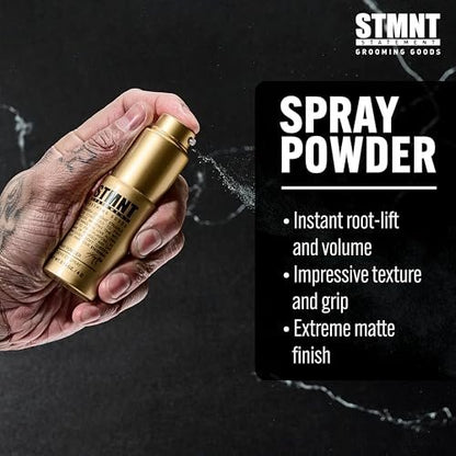 STMNT Grooming Goods Spray Powder - Extra Matte Finish, Added Texture & Grip, Super Lightweight Formula (0.14 oz)