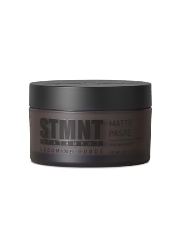 STMNT Grooming Goods Matte Paste – Strong Hold Hair Clay for Men, High Volume, Non-Greasy, 3.38 oz Avelisse